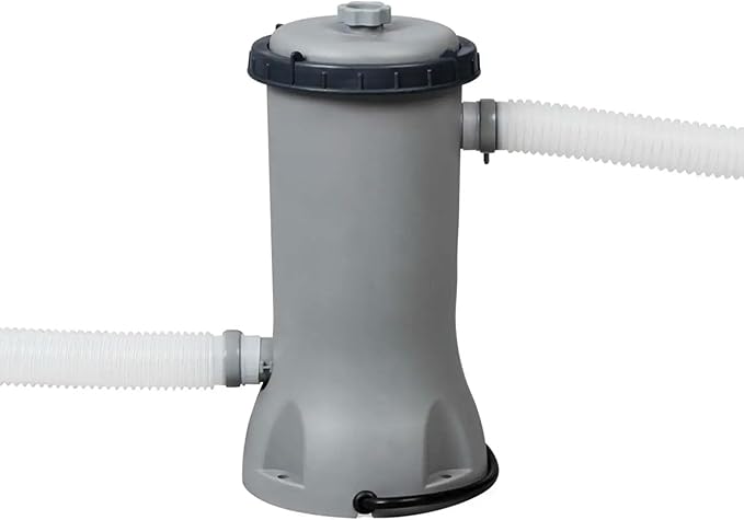 Bestway 7 Colored LED Relaxing Waterfall Cascade Pool Accessory & Power Steel Swim Vista 14' x 8' x 39.5" Oval Outdoor Above Ground Swimming Pool Set