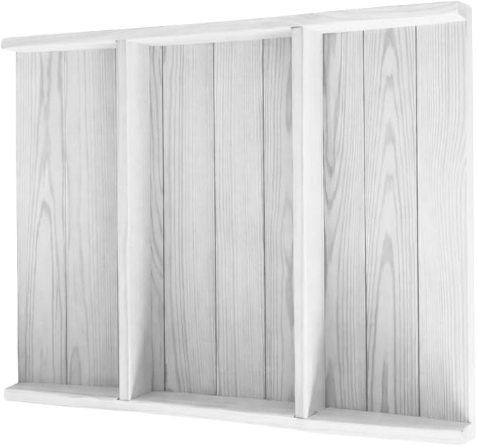 4 FT White Amish Made Pinewood Heavy Duty Garden Bridge for Walkway, Backyard Pond & Landscaping, Outdoor Wooden Footbridge for Koi Pond, Japanese Style Decorative Bridge, Made in USA