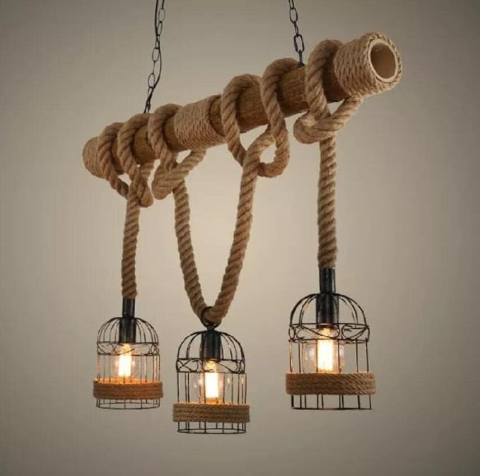 Jute Rope Garden Twine String Indoor and Outdoor DIY Twisted Manila Rope Home Decor Crafts for Gardening Thick Rope Natural Nautical Nemp Strong Jute Rope (50, 3/4 inch)