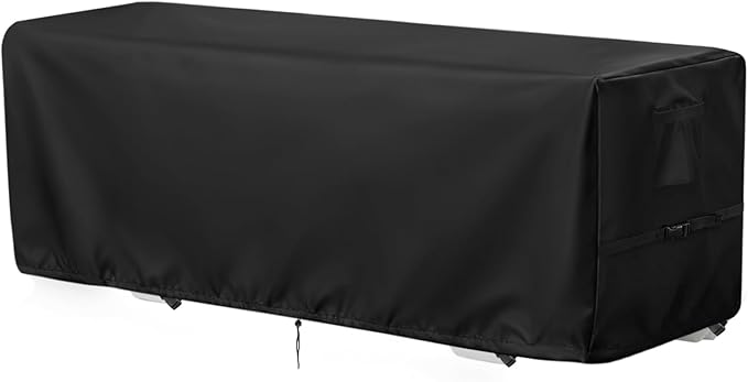 Outdoor Stacked Chaise Lounge Cover, Waterproof Patio 4-6 Stackable Lounge Chair Cover, Pool Lounge Chair Patio Furniture Covers - 80 x 32 x 38 Inch