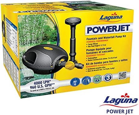 Laguna PowerJet 960 Fountain/Waterfall Pump Kit for Ponds Up to 2000-Gallon