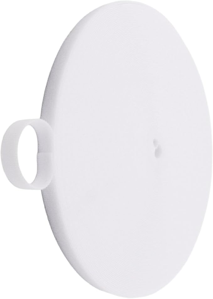 1 Roll 131 Feet/40M Plant Tape, Reusable Double-Sided Hook and Loop Tape, Width 12mm/0.47" Garden Tie for Climbing Plants Fastening Support, Cable Wire Management Strap (White)