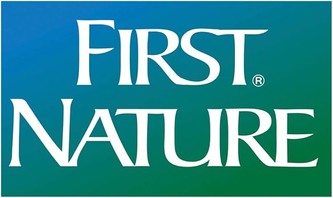 First Nature 32-Ounce Hummingbird Feeder with 10 Feeding Ports - Wide-Mouth Reservoir and Leakproof Sealing Ring - Red
