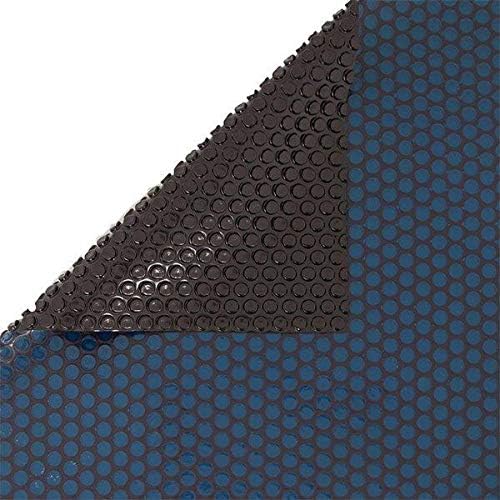 In The Swim 21' Premium Plus Blue/Black Round Solar Pool Cover 12 Mil for Solar Heating Above Ground Pools and Inground Pools