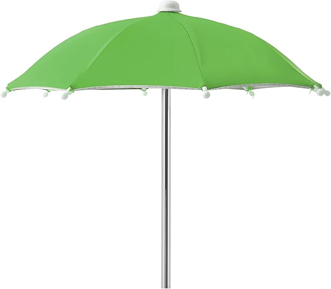 Squirrel Picnic Table Feeder Replacement Mini Umbrella for Outside (Green)