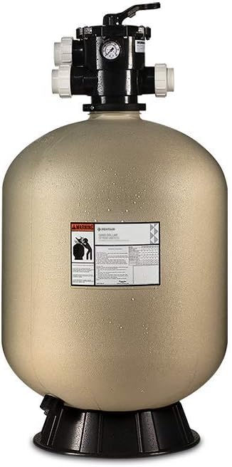Pentair EC-145322 Sand Dollar SD60 Top Mount 22" Pool Sand Filter with 1-1/2" Multiport Valve for In-Ground or Above Ground Pools