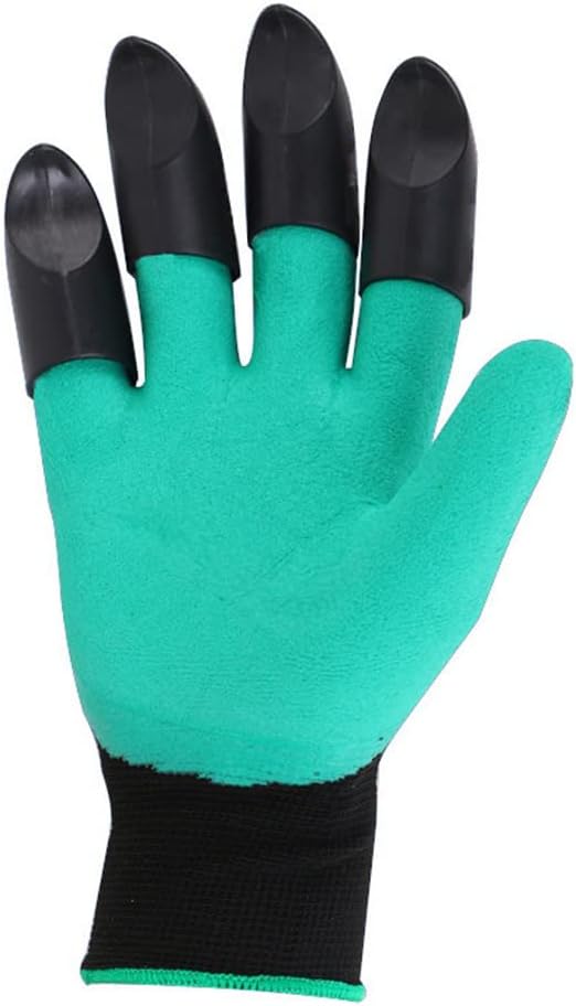 2 Pairs Garden Gloves,Gardening Work Gloves with Sturdy Claws Quick & Easy
