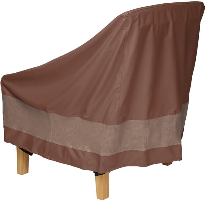 DUCKCOVERS Ultimate Waterproof 36 Inch Patio Chair Cover, 2 Pack, Outdoor Patio Chair Covers