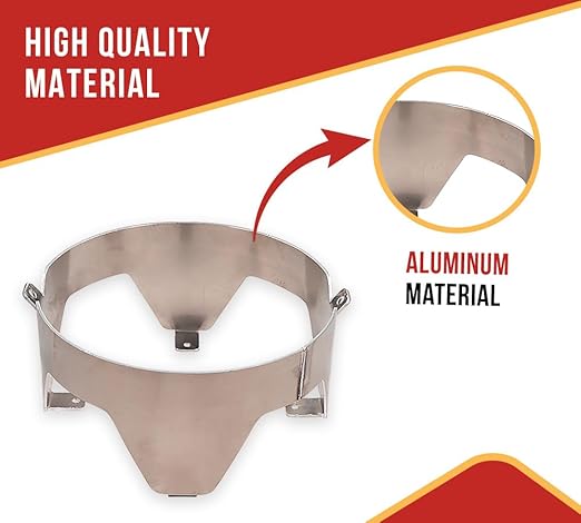 Mytee Products 4 Pack Horizontal 6 Gallon Aluminum Trash Can Brackets Mount for Truck & Trailers - Carriers Mounting Holder for Galvanized Trash Can 9-5/16"