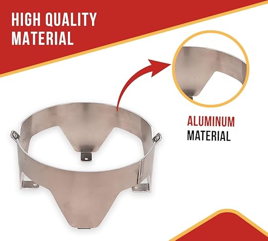 Mytee Products Horizontal 6 Gallon Aluminum Trash Can Brackets Mount for Truck & Trailers - Carriers Mounting Holder for Galvanized Trash Can 9-5/16"