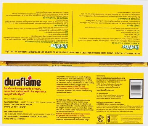 duraflame 6lb 4-hr Firelogs, 6 pack