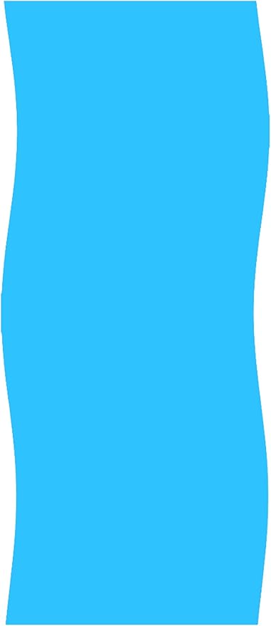 Swimline 27-Feet Round Blue Overlap Liner Standard Gauge
