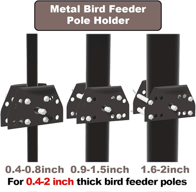 24.4Inch Metal Squirrel Baffle, Adjustable Opening Size, for Up to 4x4 Inch Wide Wooden Post, Squirrel Baffle for Bird Feeders Without Removing Bird Feeder Poles Or Shepherd's Hooks.