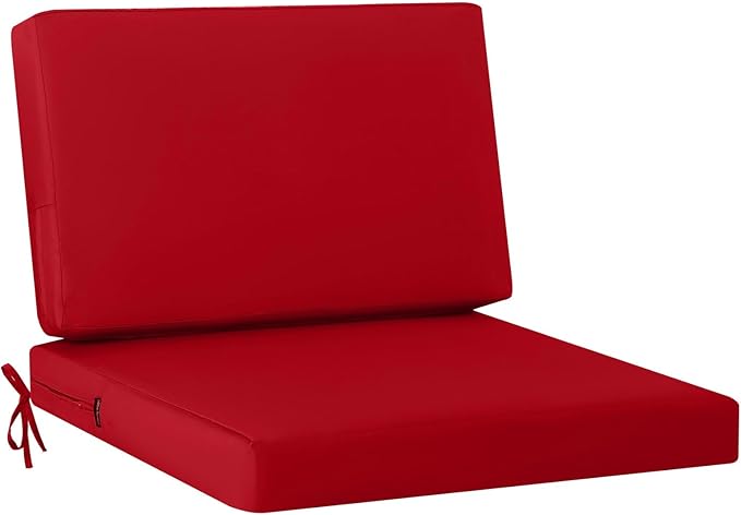 idee-home Outdoor Cushions for Patio Furniture, Outdoor Seat Cushion, Waterproof Couch Hampton Bay Deep Seat Replacement Chair Cushions for Garden Lawn Backyard Deck, 30 x 30