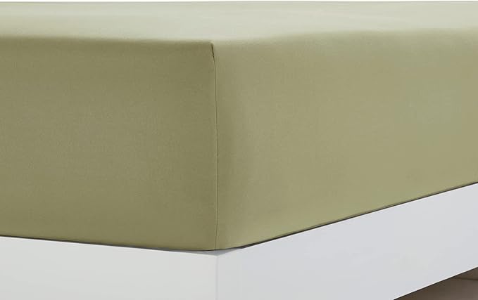 Clara Clark Bed Sheets, Premier 1800 Series 4 Piece Bed Sheet Set, Deep Pocket, Wrinkle, Fade, Stain Resistant, Luxury Soft Bedding Sheets & Pillowcases, Twin-XL, Sage Green