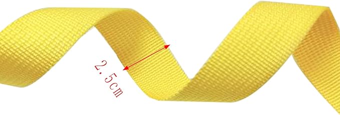 1 Roll 65.6 Feet Tree Tie for Plant Support Garden Strap 1 Inch Width Staking and Guying Material 1,800 Lbs Strength (Yellow)