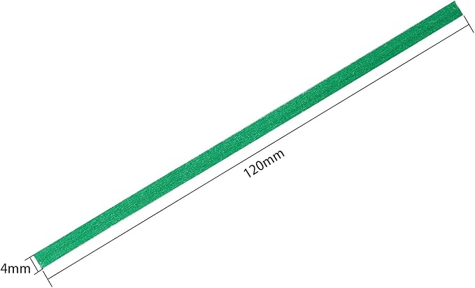 Tangyinrd 500 Pcs 5" Green Paper Twist Ties, for Party Cello Candy Bread Coffee Bags Cake Pops