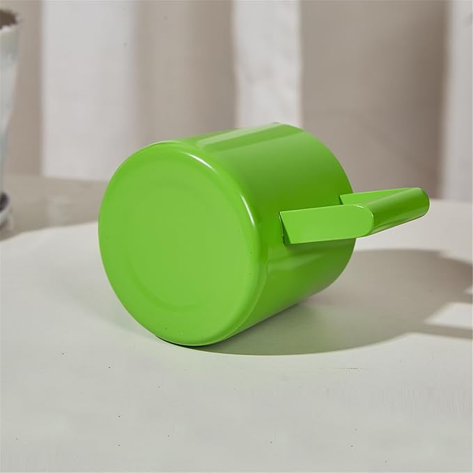 Watering Can for Indoor Plants, Small Watering Cans Sprinkling Pot for Greenhouse Garden Flower Plants, Stainless Steel Long Spout Water Can for Outdoor Watering Plants, 300ML/0.08 Gallon (Green)