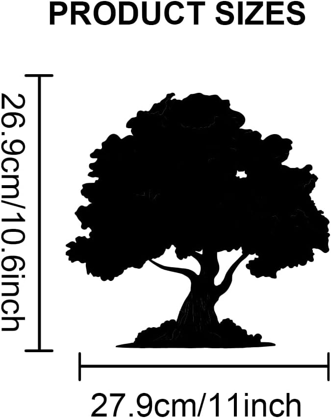 MAYJOYDIY 3pcs Layered Tree Stencil Template 11.811.8inch Large Natural Hierarchical Stencil Reusable Lush Branch Drawing Templates With Paint Brush for Furniture Home Decor DIY Crafts