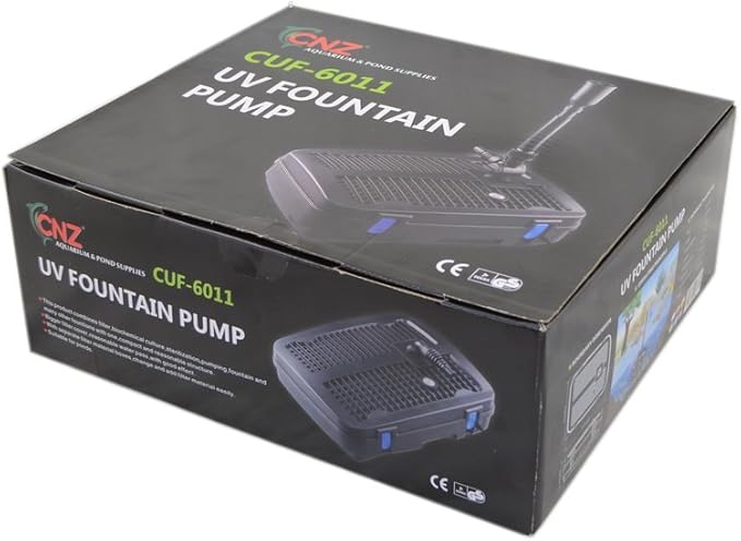 CNZ All-in One Pond Filter System with 13W UV Sterilizer 660 GPH Pump Fountain Kits