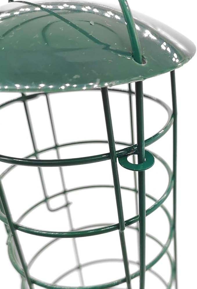 Suet Ball Bird Feeder Outdoor Hanging Metal Wire Wild Bird Feeder Fat Ball Food Feeder (2)