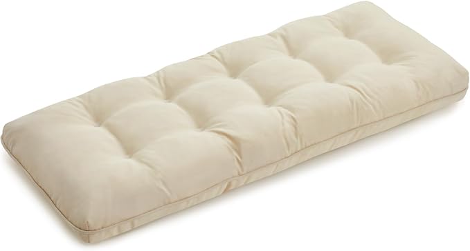4" Thick Outdoor Bench Cushion 59x18x4 Inch, Waterproof Patio Furniture Cushions, Bench Seat Cushion for Porch Swing, Window, Indoor