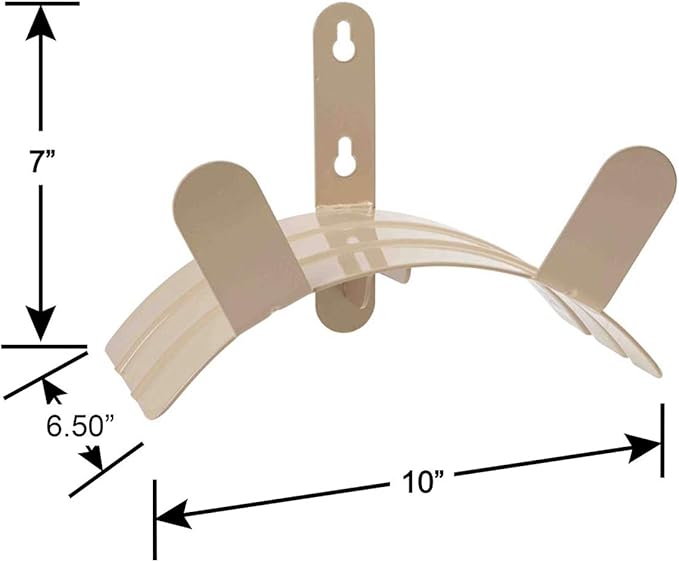 Liberty Garden Products 125-Feet of 5/8-Inch Tan Liberty 691-2 Basic Wall Mount Garden Hose Butler-Holds 125-F