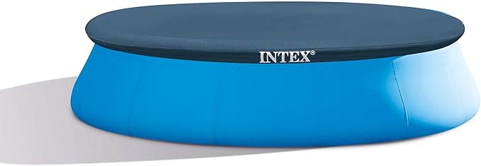 Intex 15ft x 48in Easy Set Outdoor Above Ground Swimming Pool Kit with Ladder, Cover, 1000 GPH GFCI Filter Pump and 6 Replacement Filter Cartridges