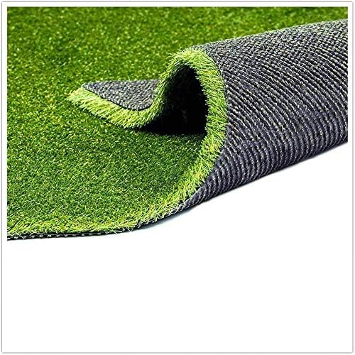 Artificial Grass Turf 12FTX44FT(528Square FT),0.8" Pile Height Realistic Synthetic Grass, Drainage Holes Indoor Outdoor Faux Grass Astro Rug Carpet for Pet Dog Garden Backyard Balcony