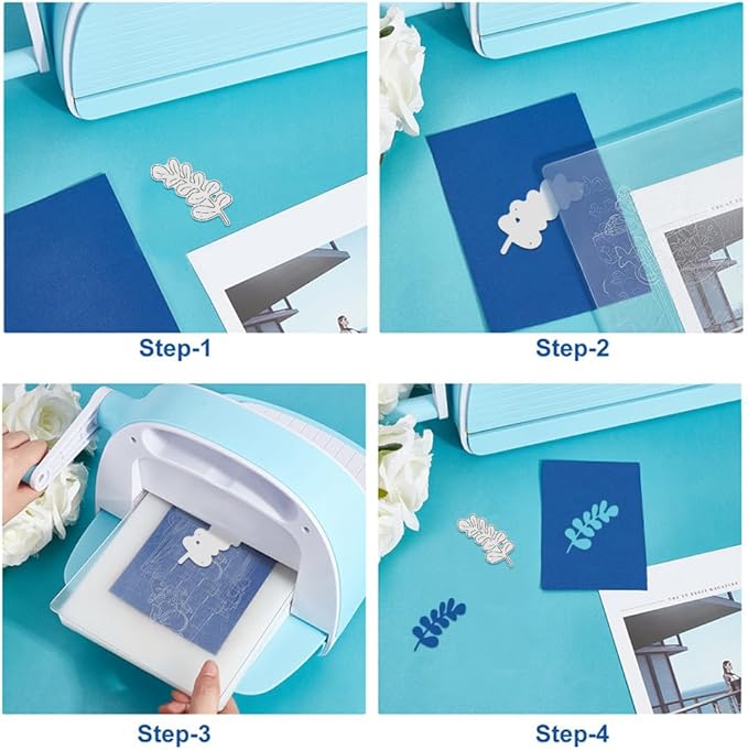 BENECREAT 2pcs Garden Fence Cutting Dies, Flower Watering Can Embossing Stencils Die Cuts for Paper Card Making Decoration DIY Scrapbooking Album Craft Decor