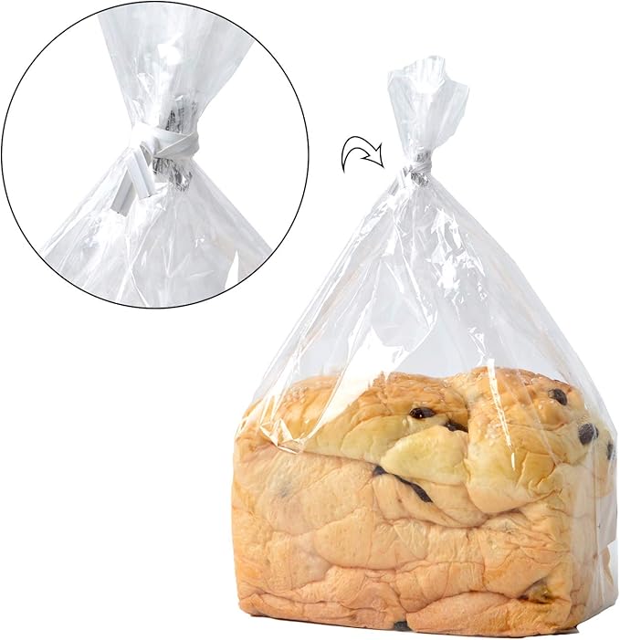 Tangyinrd 500 Pcs 5" White Paper Twist Ties Reusable Bread Ties, for Party Cello Candy Bread Coffee Bags Cake Pops