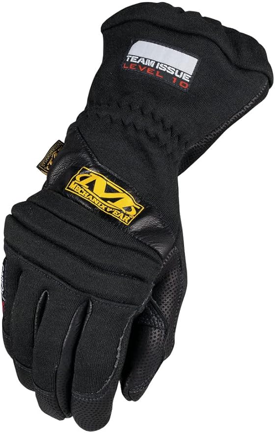 Mechanix Wear CarbonX Level 10 Fire Protection Gloves - Genuine Leather Extreme Heat & Flame Resistant Gloves - Heavy Duty High Temperature Resistance - XX-Large - Black