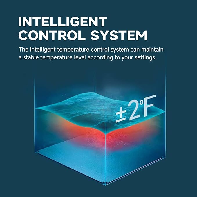 10000gallons Inverter Pool Heaters for Above Ground and Inground Pools, Max 38864BTU Electric Swimming Pool Heat Pumps for 8/15/20 ft Pool, 208V~230V/60Hz, Heating and Cooling Pool Heater