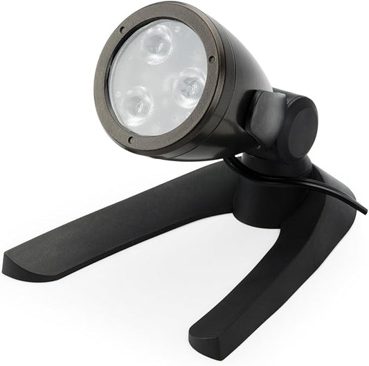 Aquascape 3-Watt LED Pond and Landscape Spotlight – Low Voltage Garden Light for Water Features, 84033
