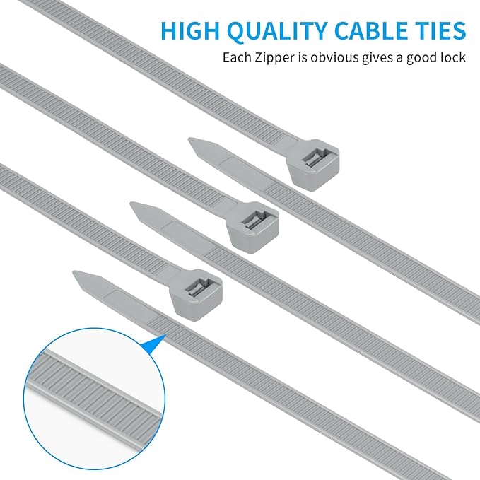 18 inch Red Zip Ties Heavy Duty 100 PACK, 200 LBS Ultra Exclusive Strong Plastic Wire Ties, Large Cable Ties Extra Long Tie Wraps, Indoor and Outdoor UV Resistant