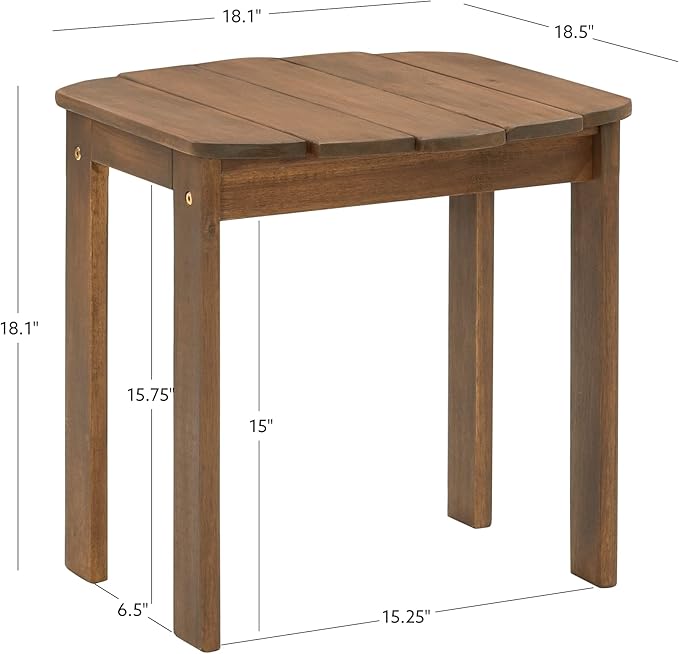 Linon Adirondack End, Teak Table,