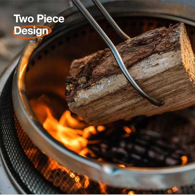 Solo Stove Ranger Shield - Durable Stainless Steel Spark Protector Mesh Screen for Fire Pits, Keeps Pops and Hot Embers Contained for Safe Outdoor Fires, Includes Shield Removal Tools