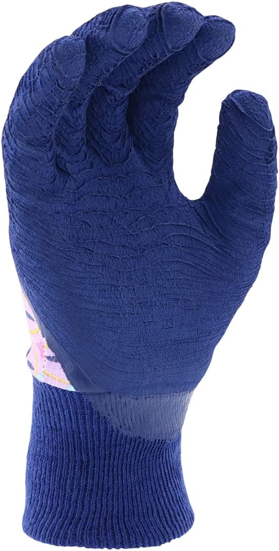 Miracle-Gro Women's Latex Dipped Jersey Gardening Work Gloves, Superior Grip, Water Resistant