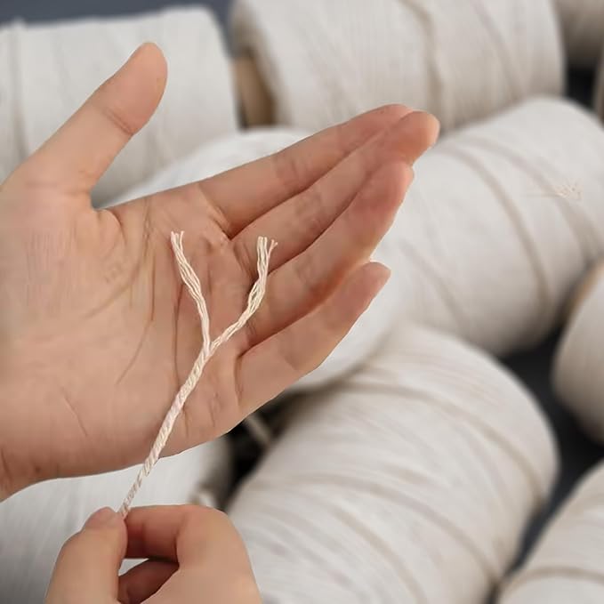 Twine String White, 1312 Feet Butchers Twine for Crafts Garden String Kite Garden for Gardening for Climbing Plants