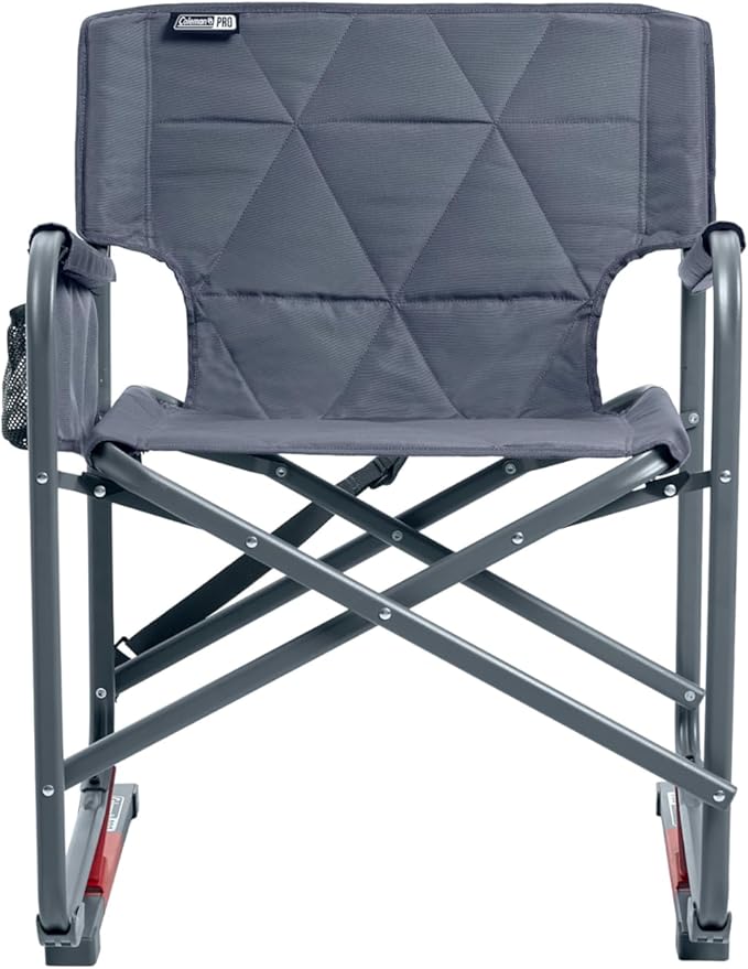 Coleman Pro Rocker Chair, Easy & Fast Folding, Up to 250lb Capacity, Great for Camping, Easily Portable, Mussel