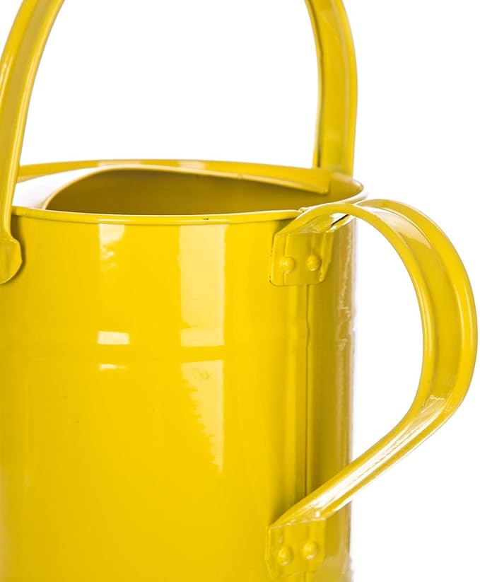 Topadorn Watering Can for Plants, 55 Oz Metal Watering Can with Removable Spout for Indoor & Outdoor Plants, Long Spout Garden Watering Can, Yellow