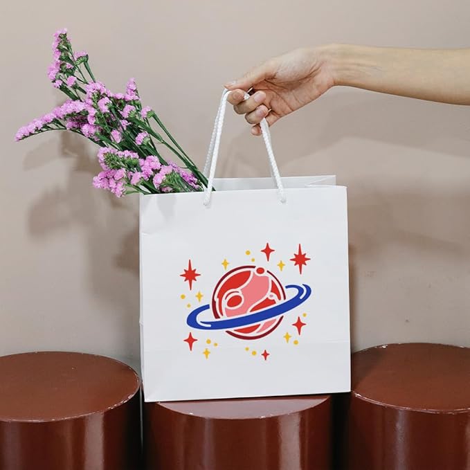 MAYJOYDIY 9pcs Space Astronaut Stencil 6×6inch Space Theme Stencils with Paint Brush Reusable Planet Rocket Telescope Spacecraft Galaxy Drawing Template for Craft Furniture Fabric Wall