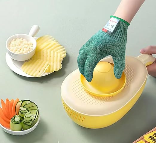 Cut Resistant Gloves, 2 Pairs of Food Grade Cut Resistant Gloves, Cutting Gloves for Kitchen, Oyster Shucking, Fish Fillet Processing, Carving Wood and Gardening(Medium-Green)