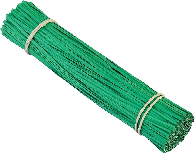 Tangyinrd 300 Pcs 6 inch Green Plastic Twist Ties, Cable Ties, for Bags, Gardening Tools