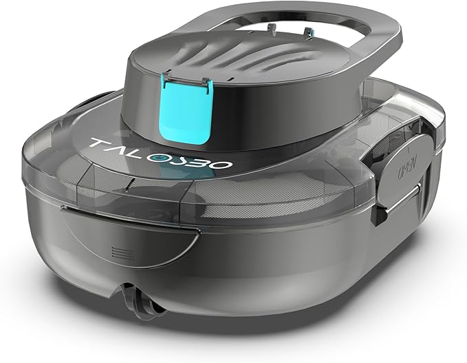 [2026 New] TALOSBO S1 PRO Cordless Pool Vacuum – Powerful Robotic Cleaner for Above-Ground Pools up to 1076 Sq.ft, 120-Min Runtime, 2.5H Fast Charging, Smart Auto-Parking Design