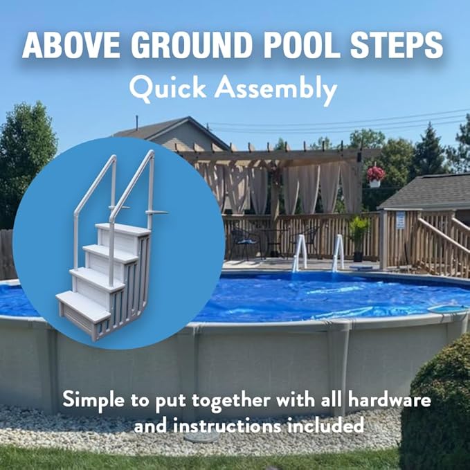 Doheny's Pool Step for Above Ground Swimming Pools