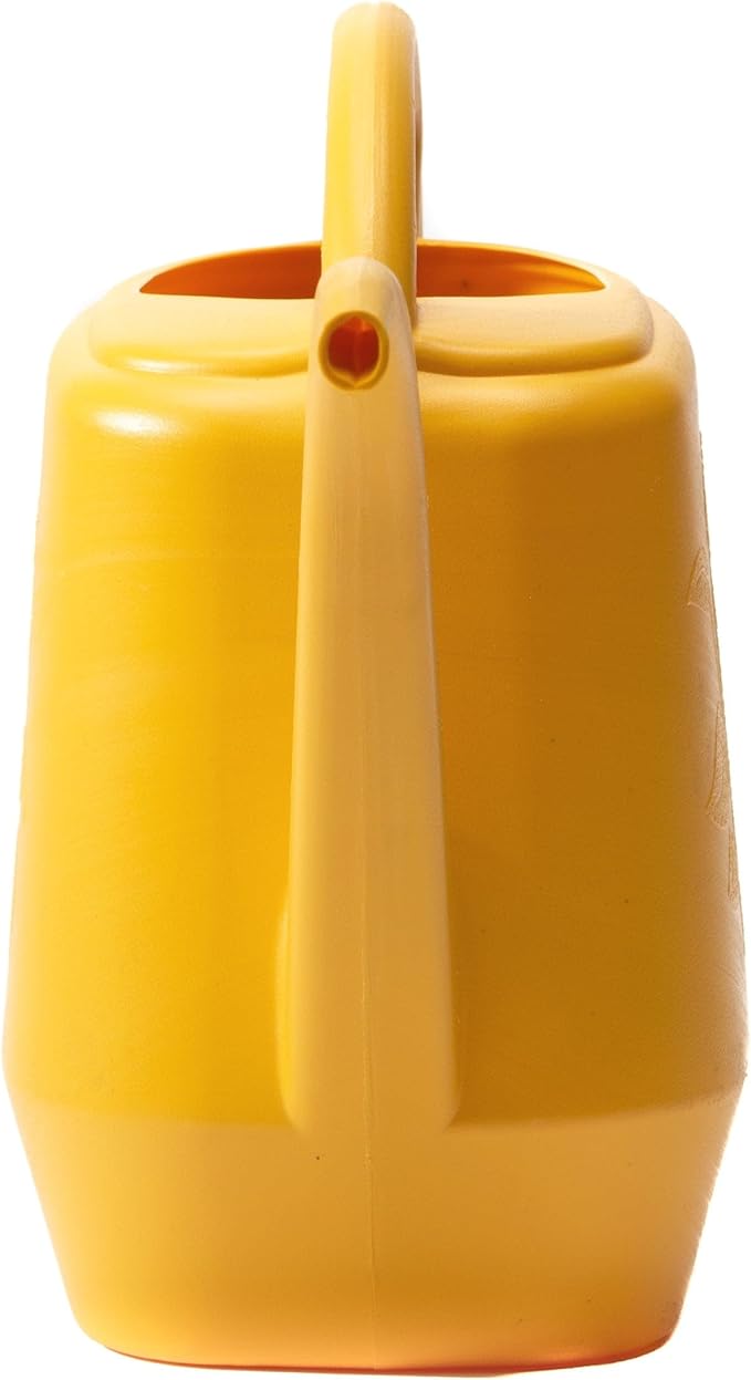 Bloem Aqua Rite Watering Can: 56 Oz - Earthy Yellow - Large Capacity, Extra Long Spout, Durable Plastic, One Piece Construction, for Indoor & Outdoor Use, Gardening