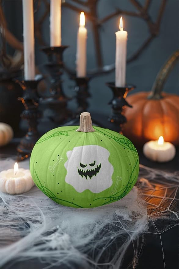 YKW Halloween Stencils 6 Pack Large, 9.6x7 9.6x5 Inch Reusable Spooky Templates for Painting Wood Signs Fabric Trick Treat Decorations