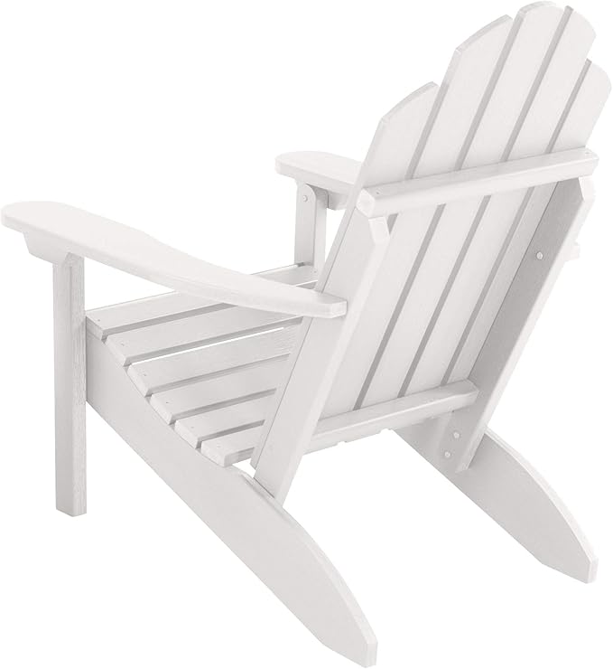 Highwood Classic Westport Adirondack Chairs, 2-Piece Set, White