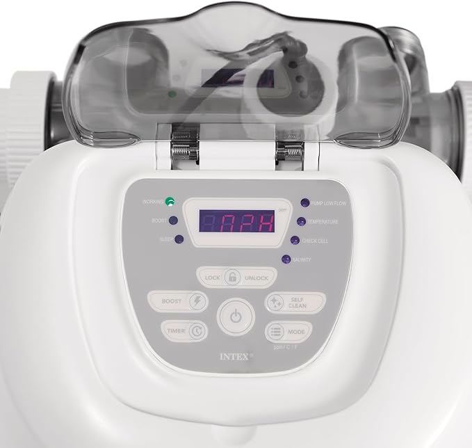INTEX QS700 Krystal Clear Saltwater Chlorine System, 8500 Gal Above Ground Pools